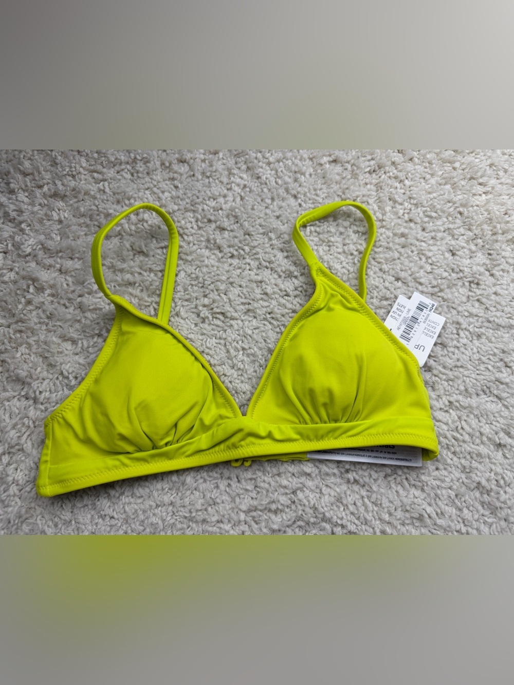 Amazon Essentials XS Triangle Bikini Top NEW
